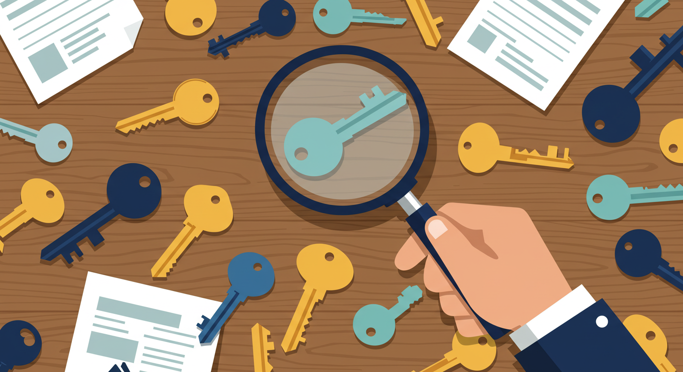 A person reviewing a tenant application form and background check on a clipboard.