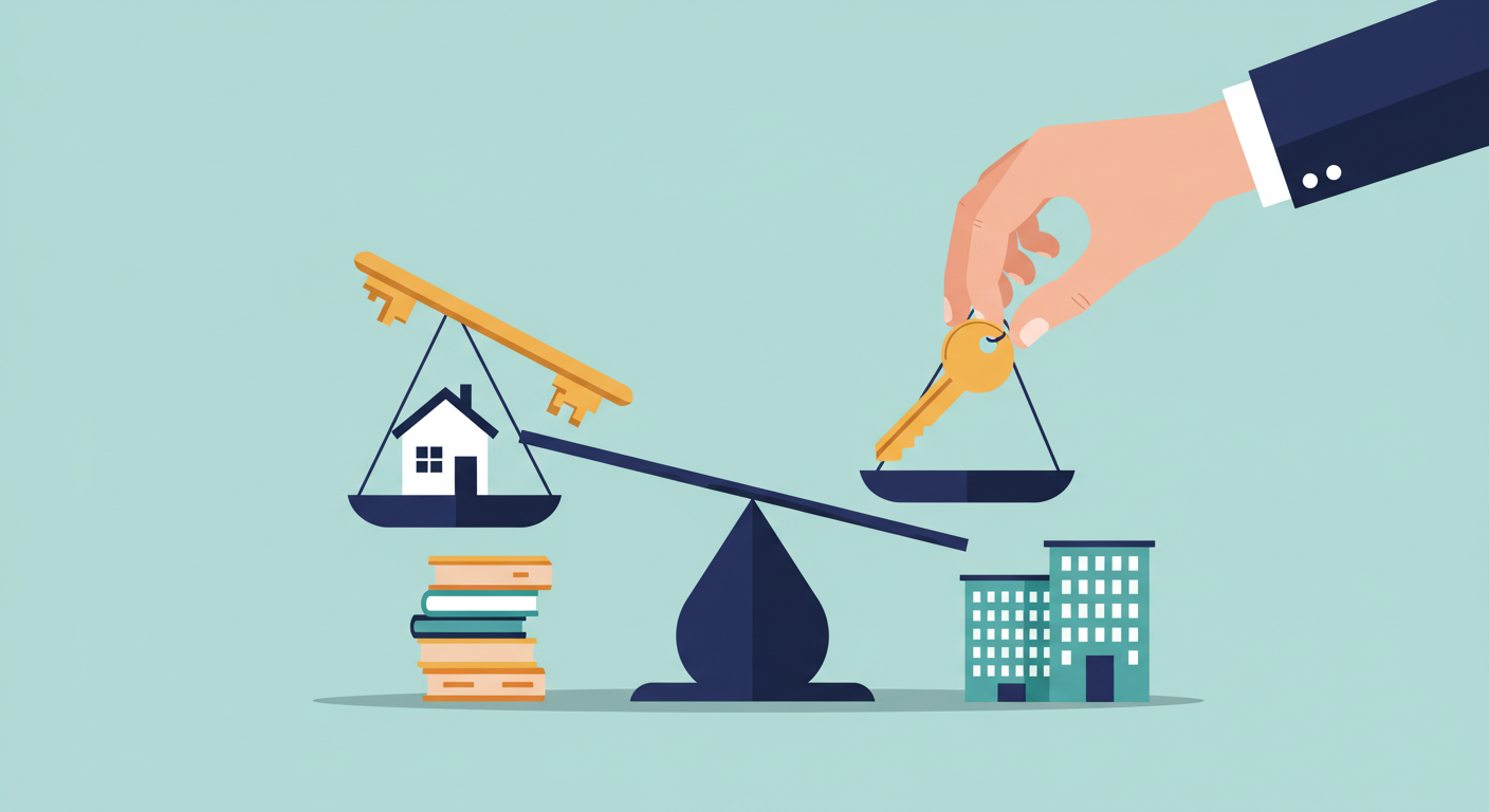 A set of house keys and a pen resting on top of a property sale contract.