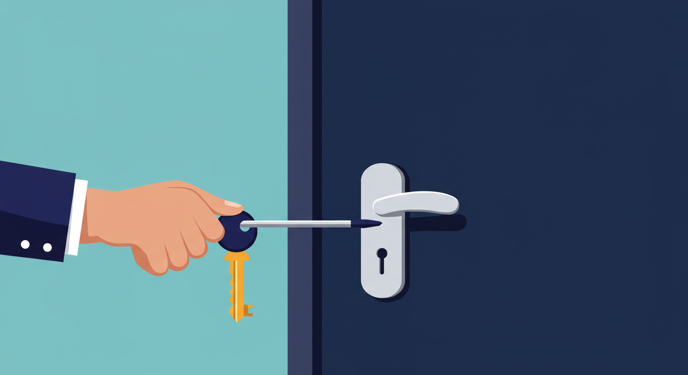 A person's hands signing a rental lease agreement with a pen, with a set of keys on the document.